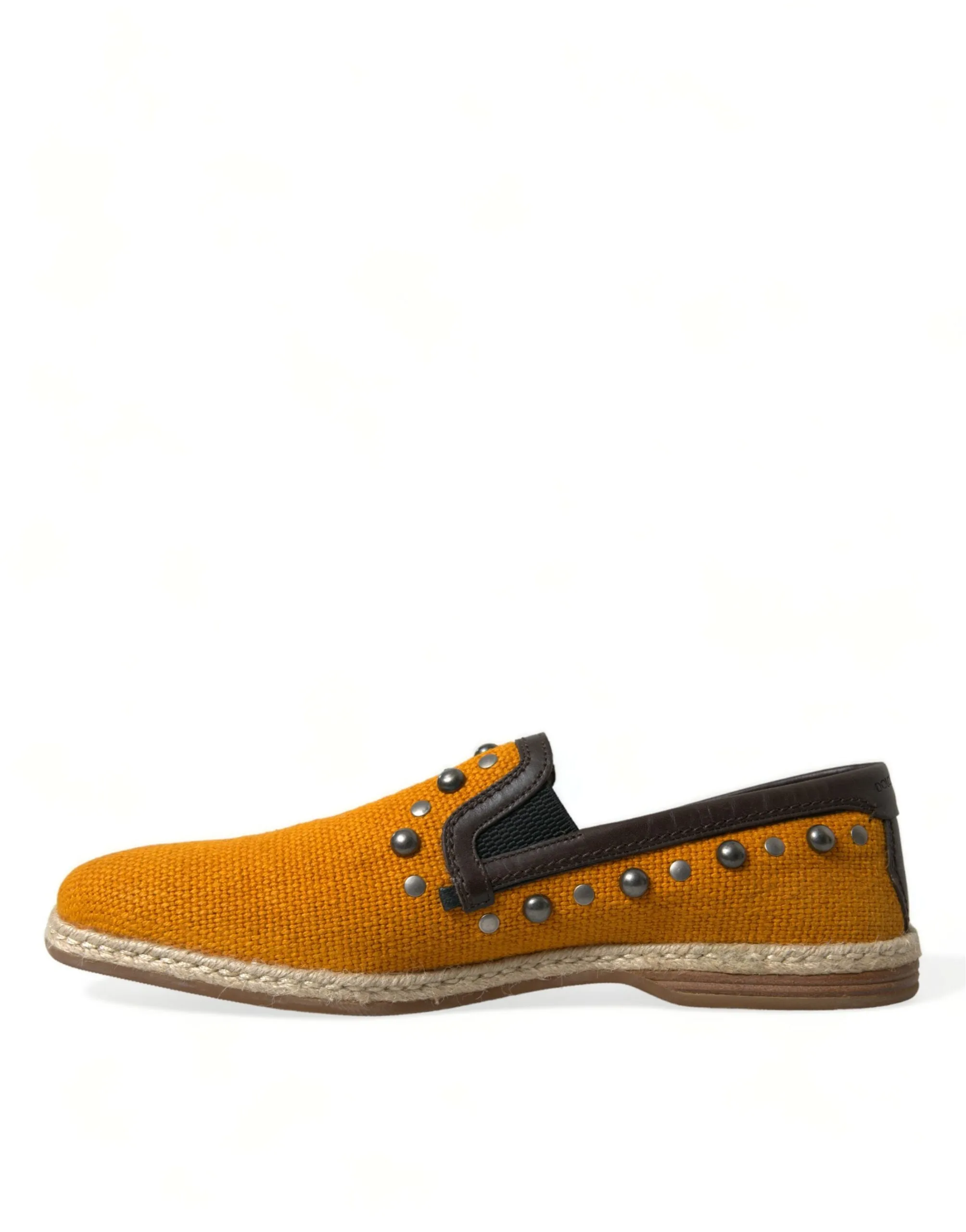 Exclusive Orange Canvas Loafers with Studs sold by Louxly product image thumbnail 5