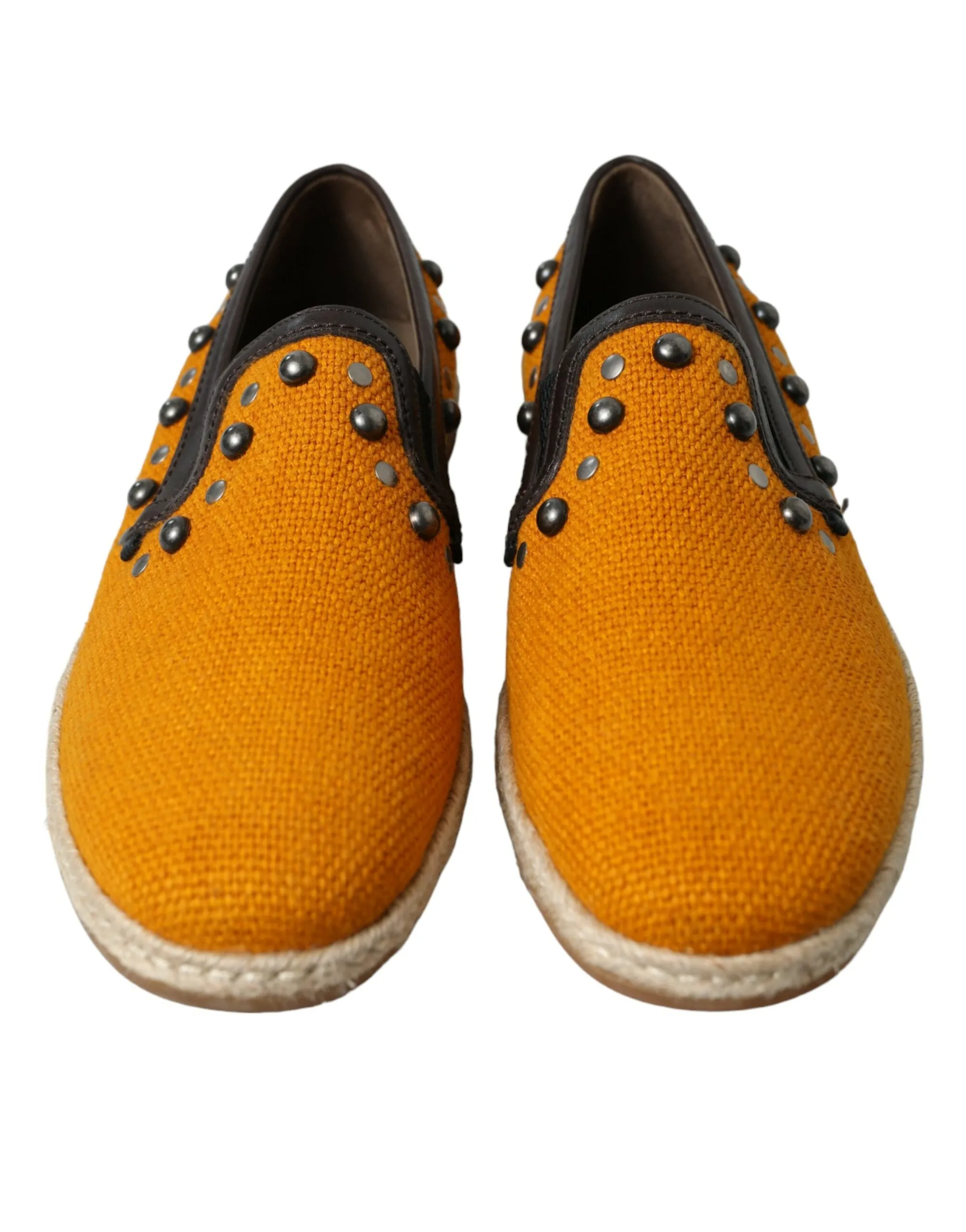 Exclusive Orange Canvas Loafers with Studs sold by Louxly product image thumbnail 2