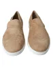 Elegant Beige Leather Loafers sold by Louxly