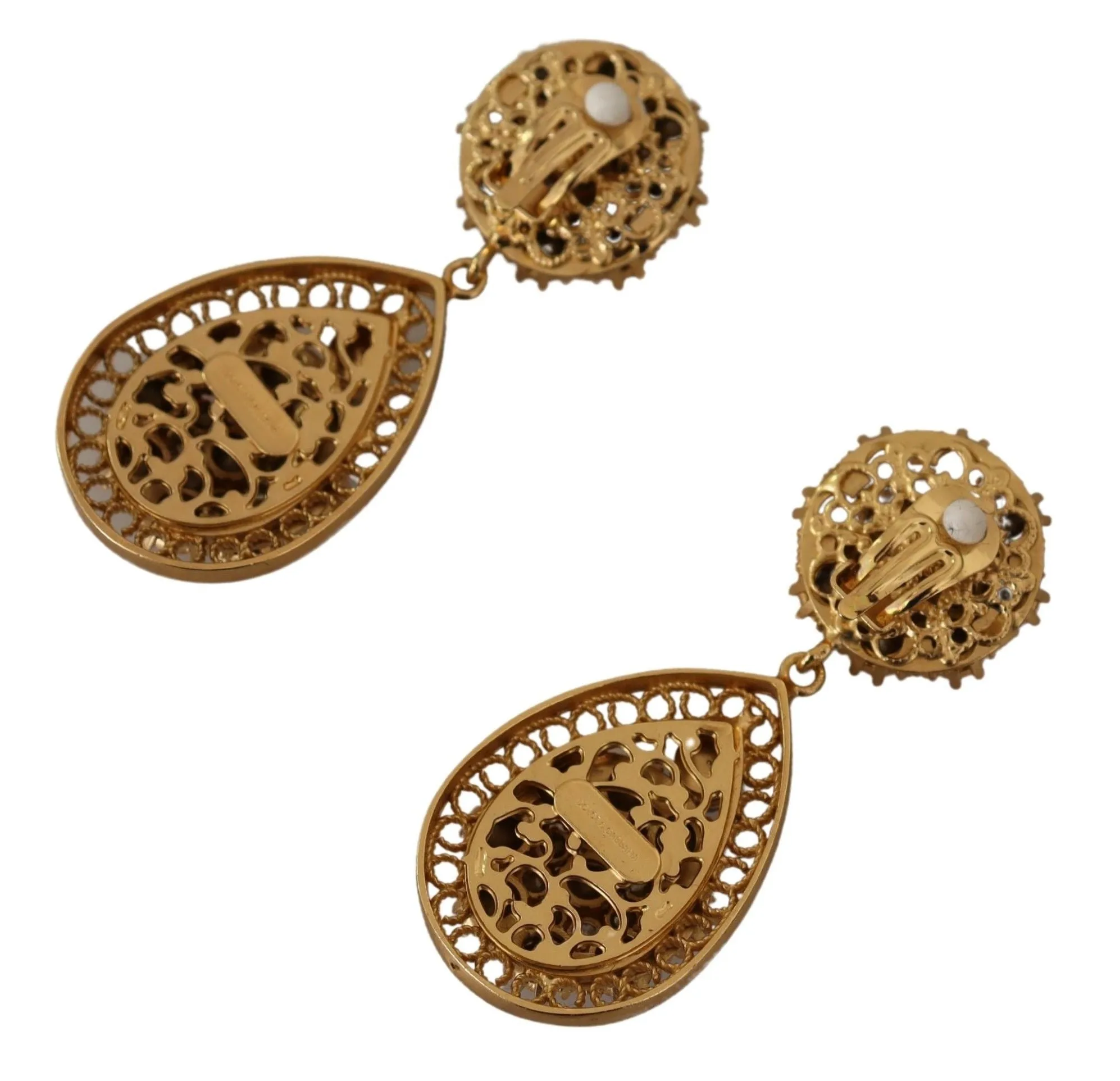 Baroque Multicolor Crystal Dangle Earrings sold by Louxly product image thumbnail 4