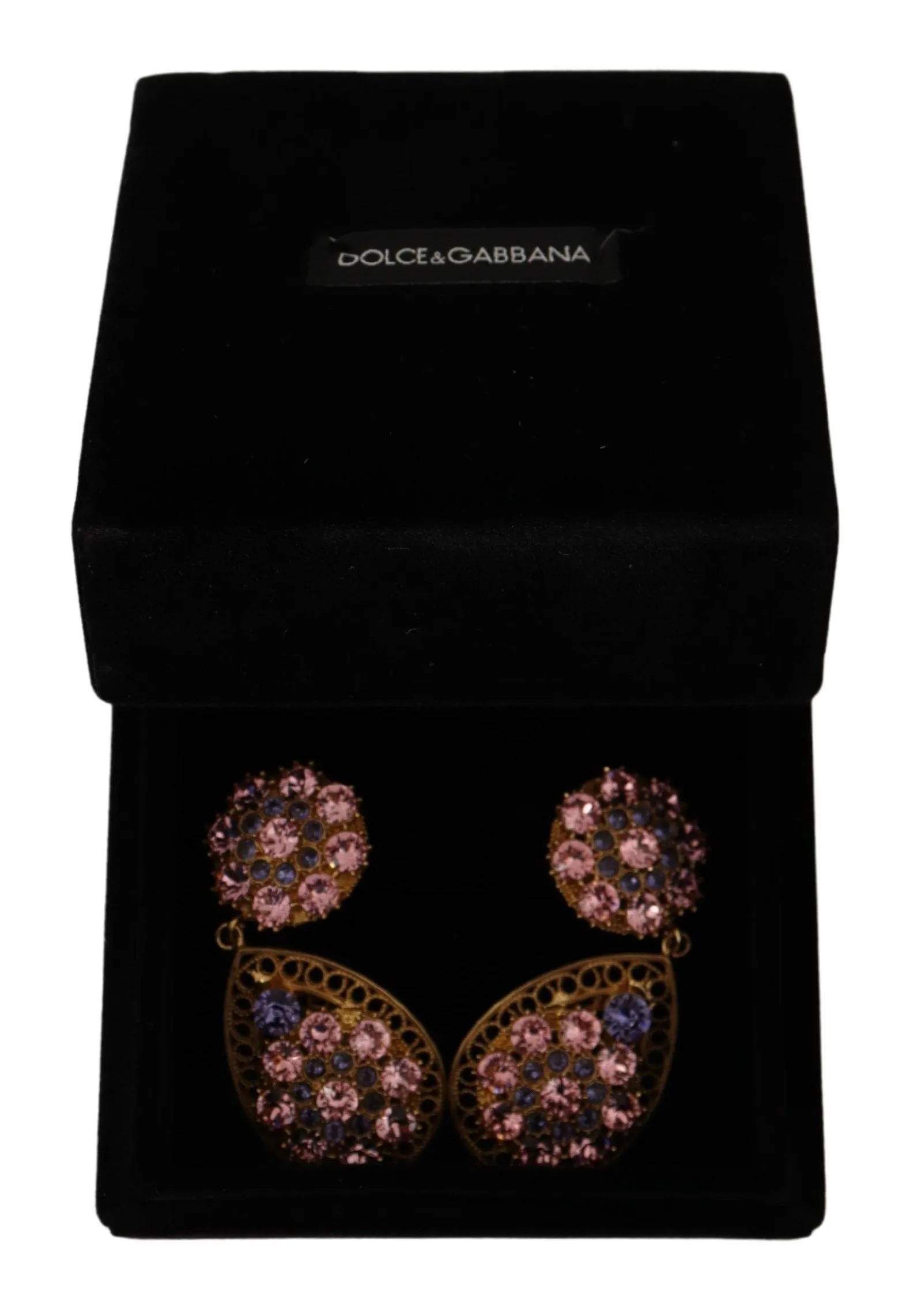 Baroque Multicolor Crystal Dangle Earrings sold by Louxly product image thumbnail 5