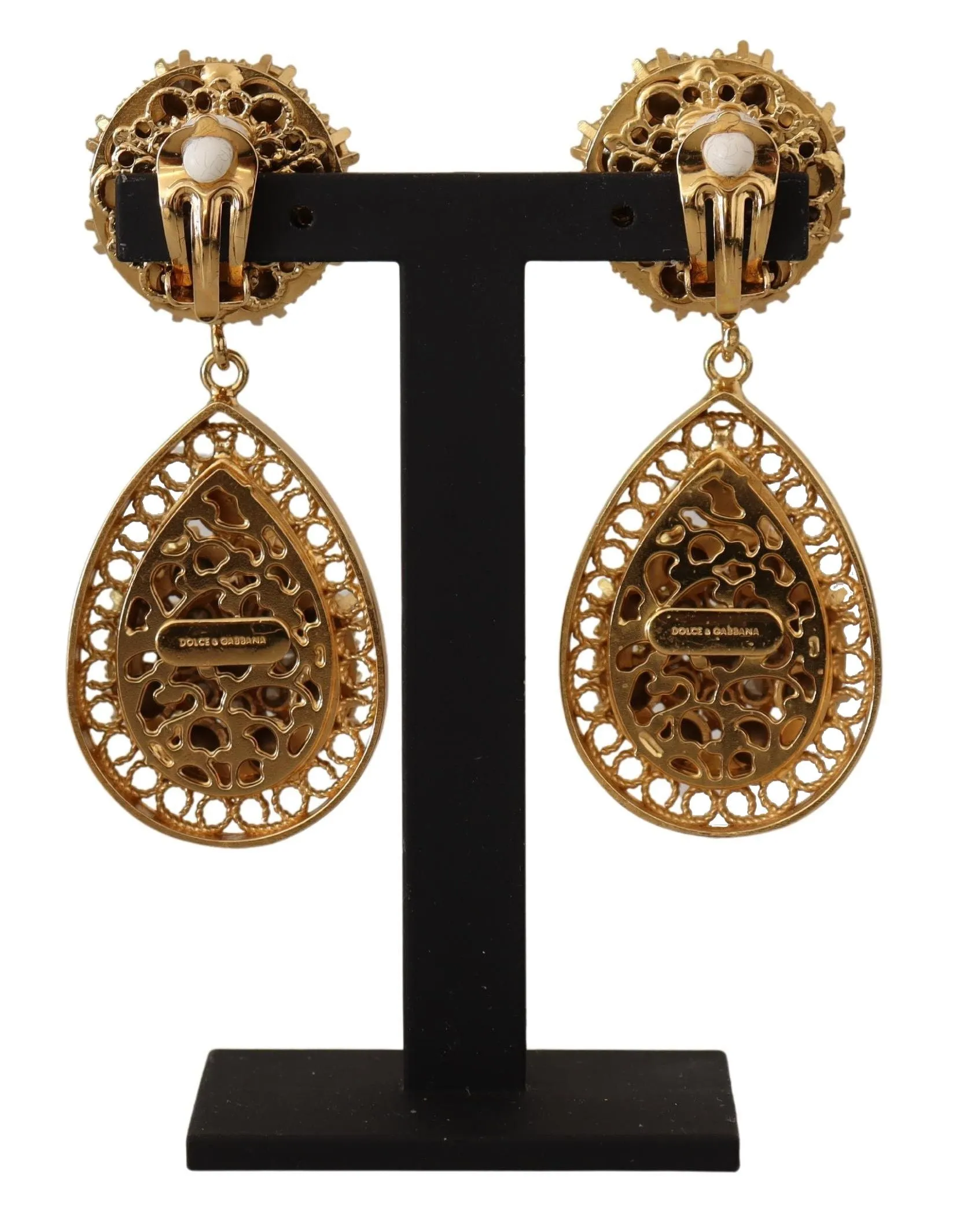 Baroque Multicolor Crystal Dangle Earrings sold by Louxly product image thumbnail 2