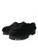 Elegant Black Fur Slip On Loafers for Men sold by Louxly