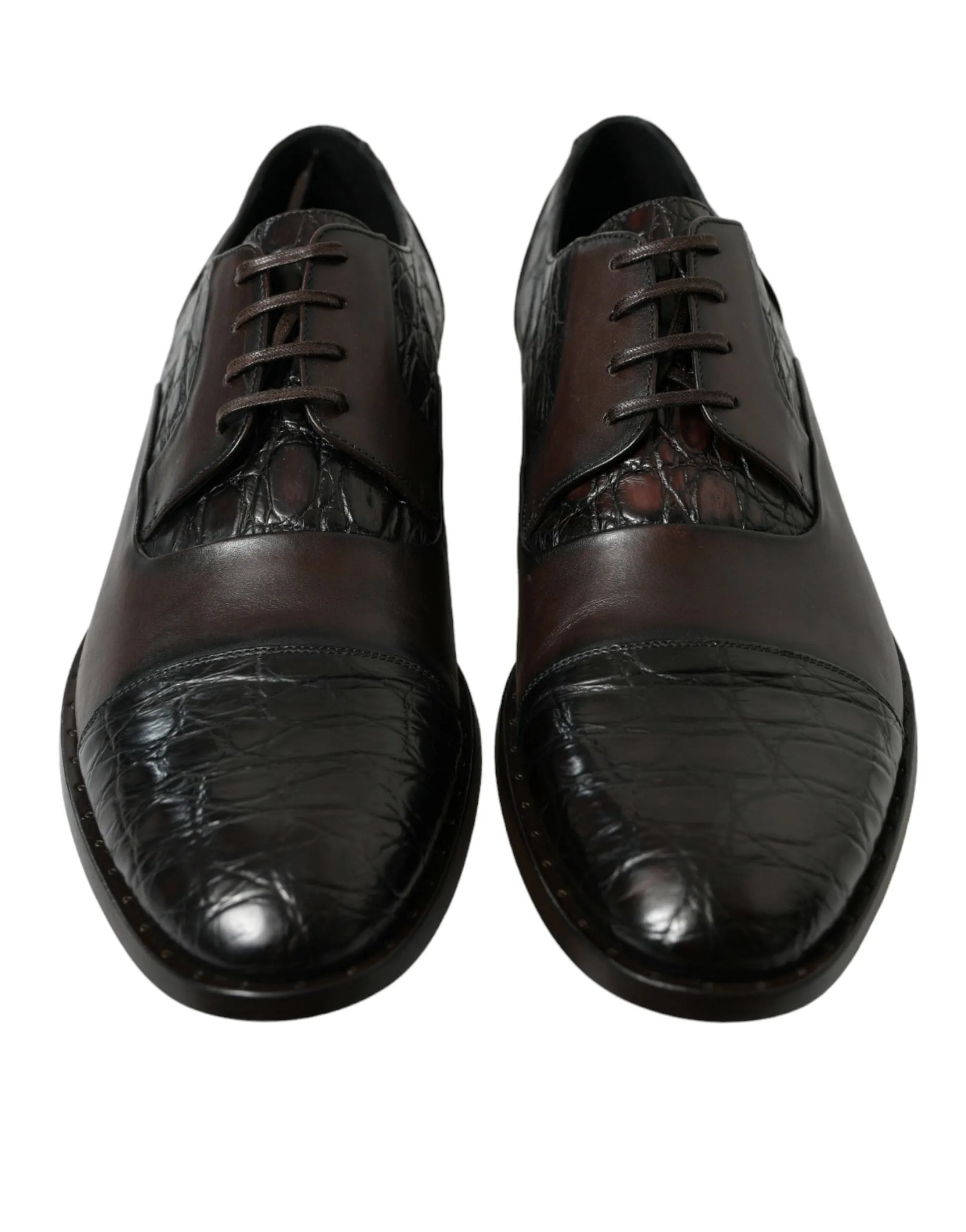 Elegant Brown Formal Derby Dress Shoes sold by Louxly product image thumbnail 2