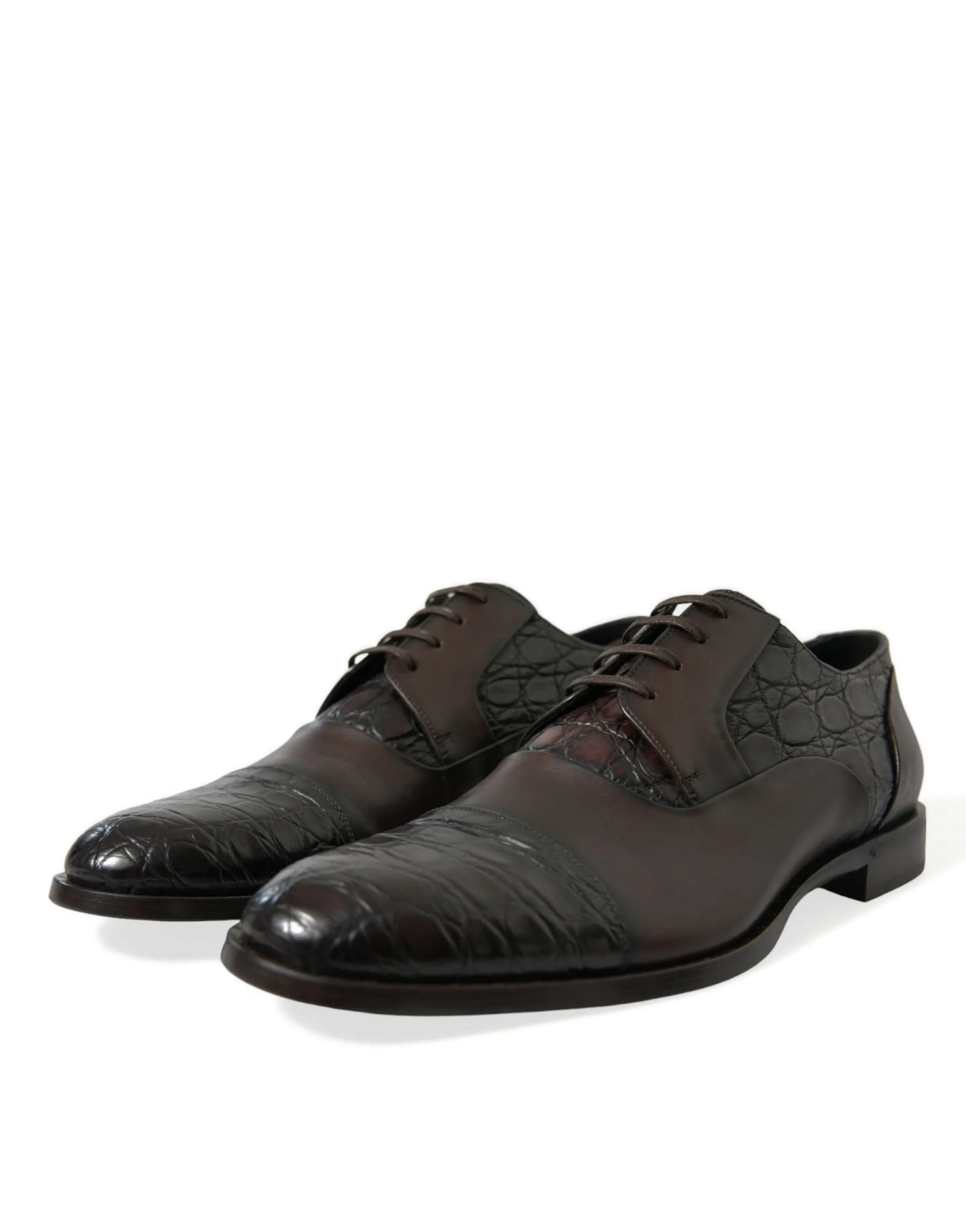 Elegant Brown Formal Derby Dress Shoes sold by Louxly product image thumbnail 3