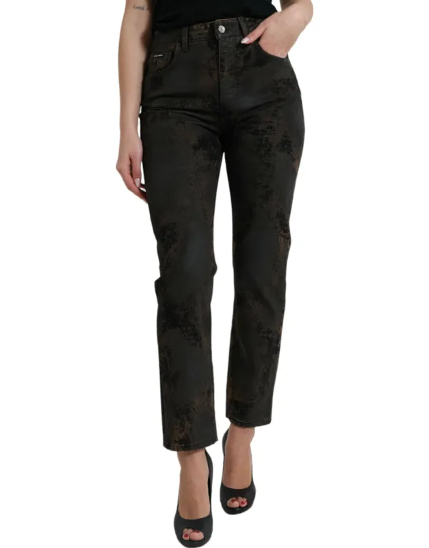 Chic Boyfriend Mid Waist Stretch Jeans sold by Louxly