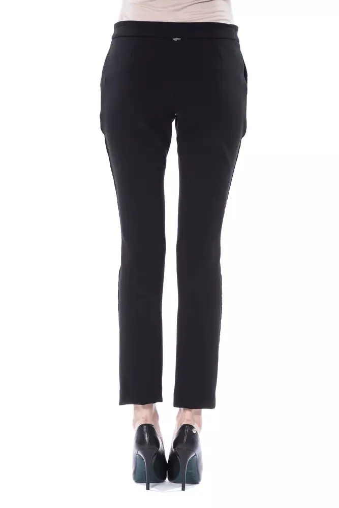 Black Acrylic Women Pants sold by Louxly product image thumbnail 3