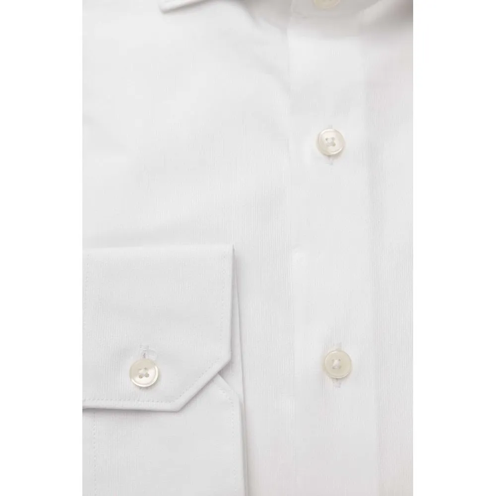 White Cotton Men Shirt sold by Louxly product image thumbnail 3