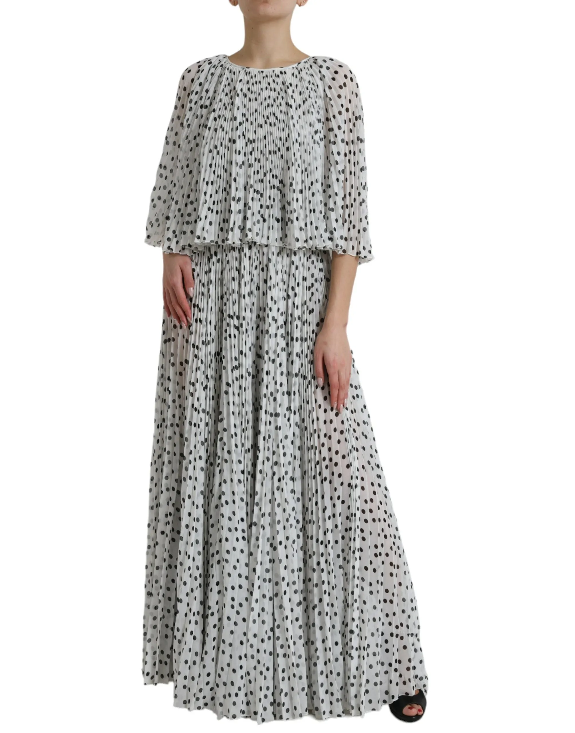 Elegant Polka Dots Maxi Dress sold by Louxly product image thumbnail 2