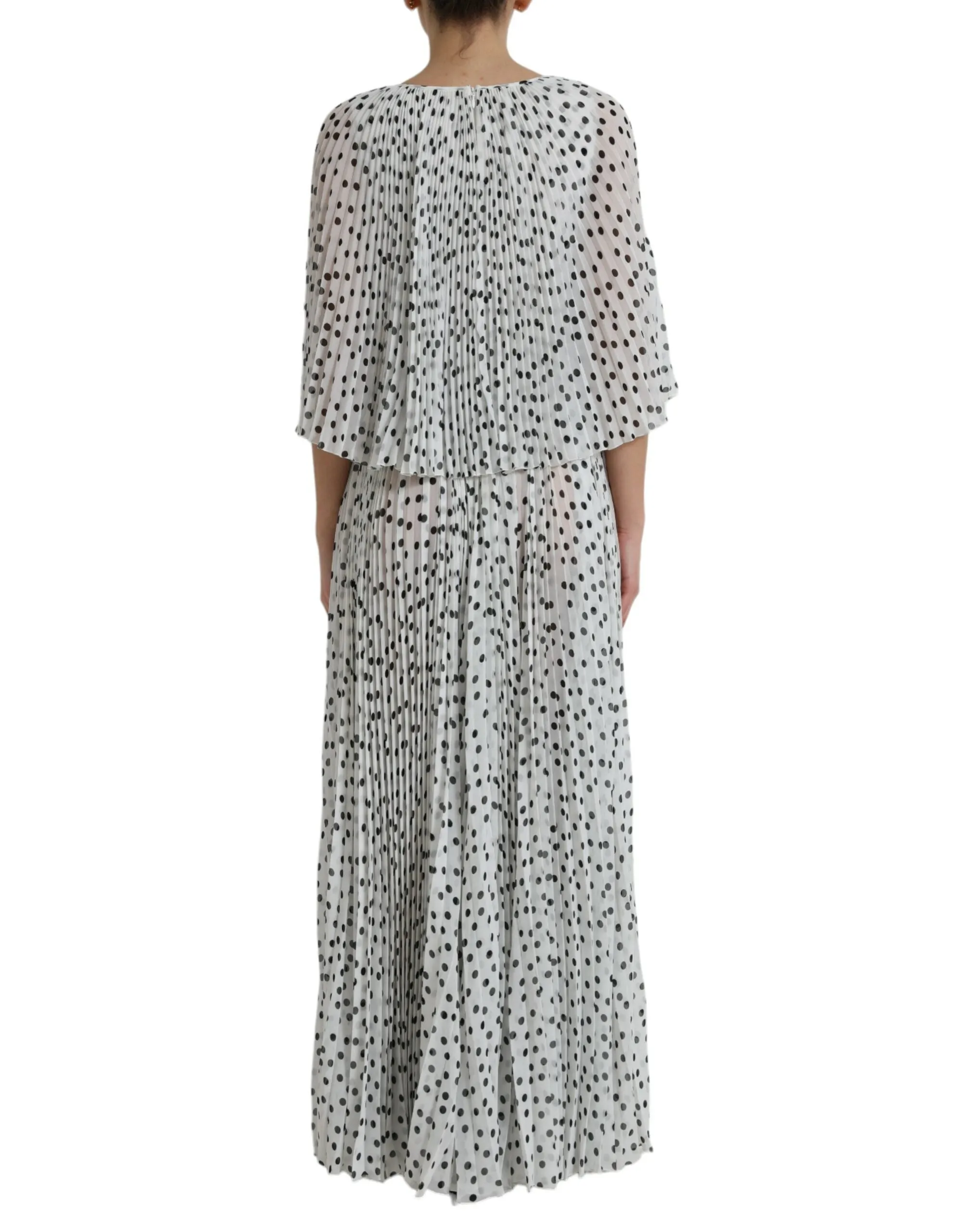 Elegant Polka Dots Maxi Dress sold by Louxly product image thumbnail 3