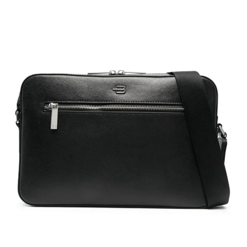 Sleek Grained Calfskin Shoulder Bag sold by Louxly