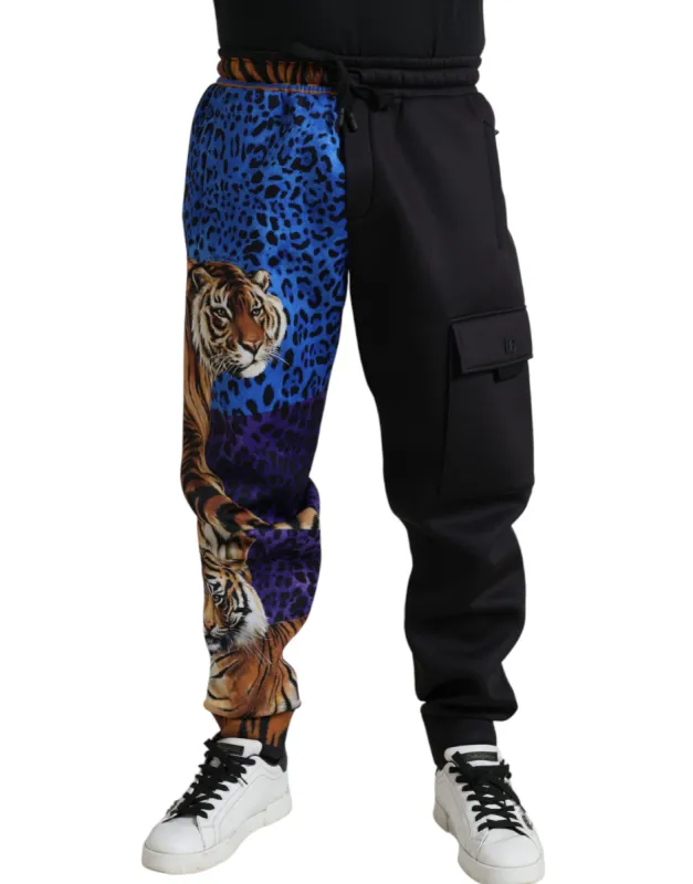 Elegant Tiger Print Joggers sold by Louxly