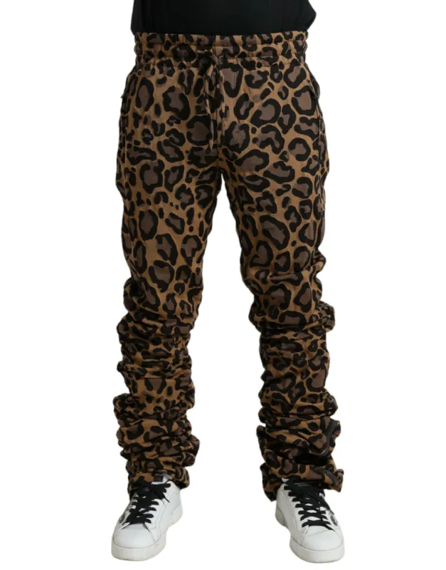 Chic Leopard Print Jogger Pants sold by Louxly