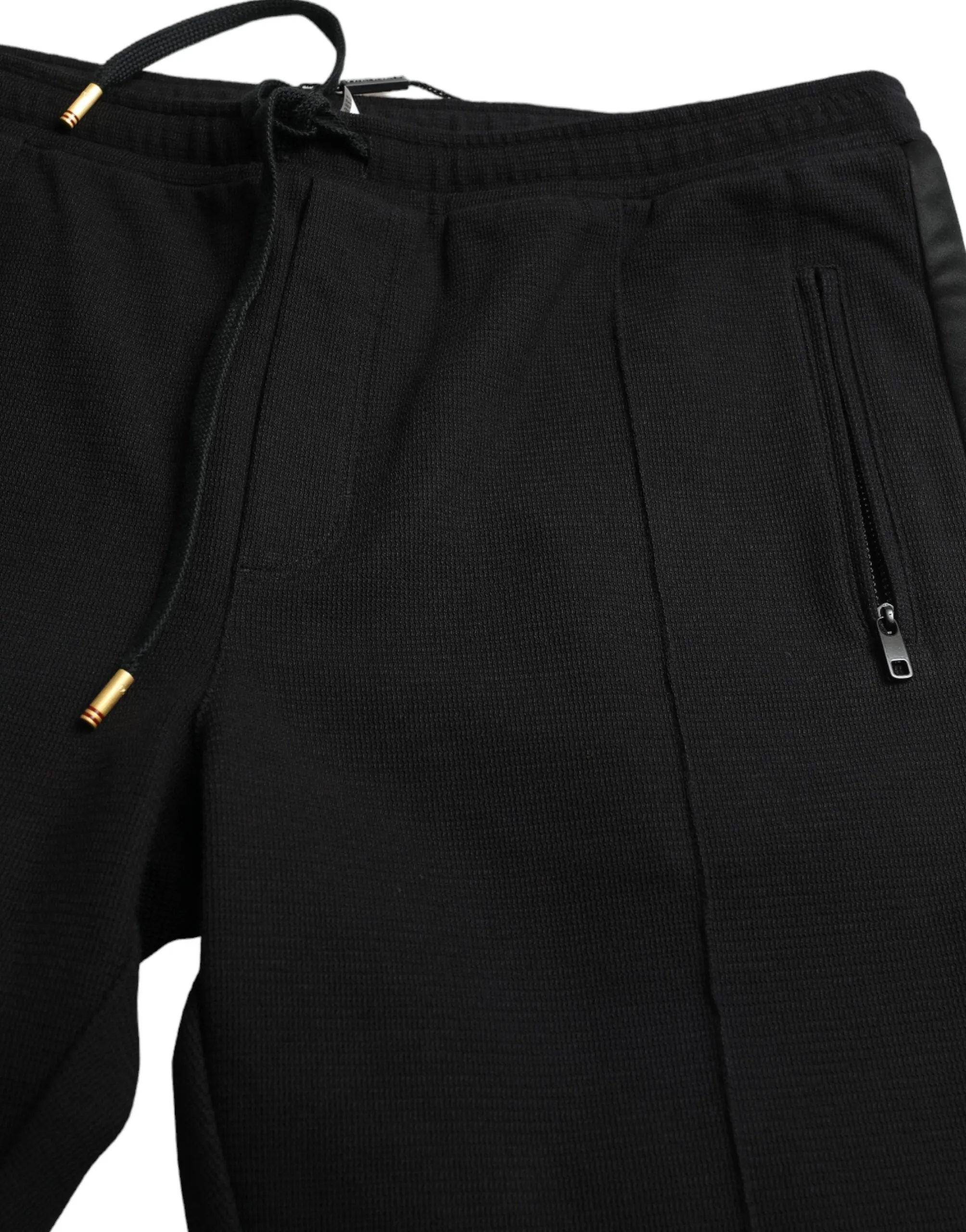 Elegant Black Cotton Blend Jogger Pants sold by Louxly product image thumbnail 3
