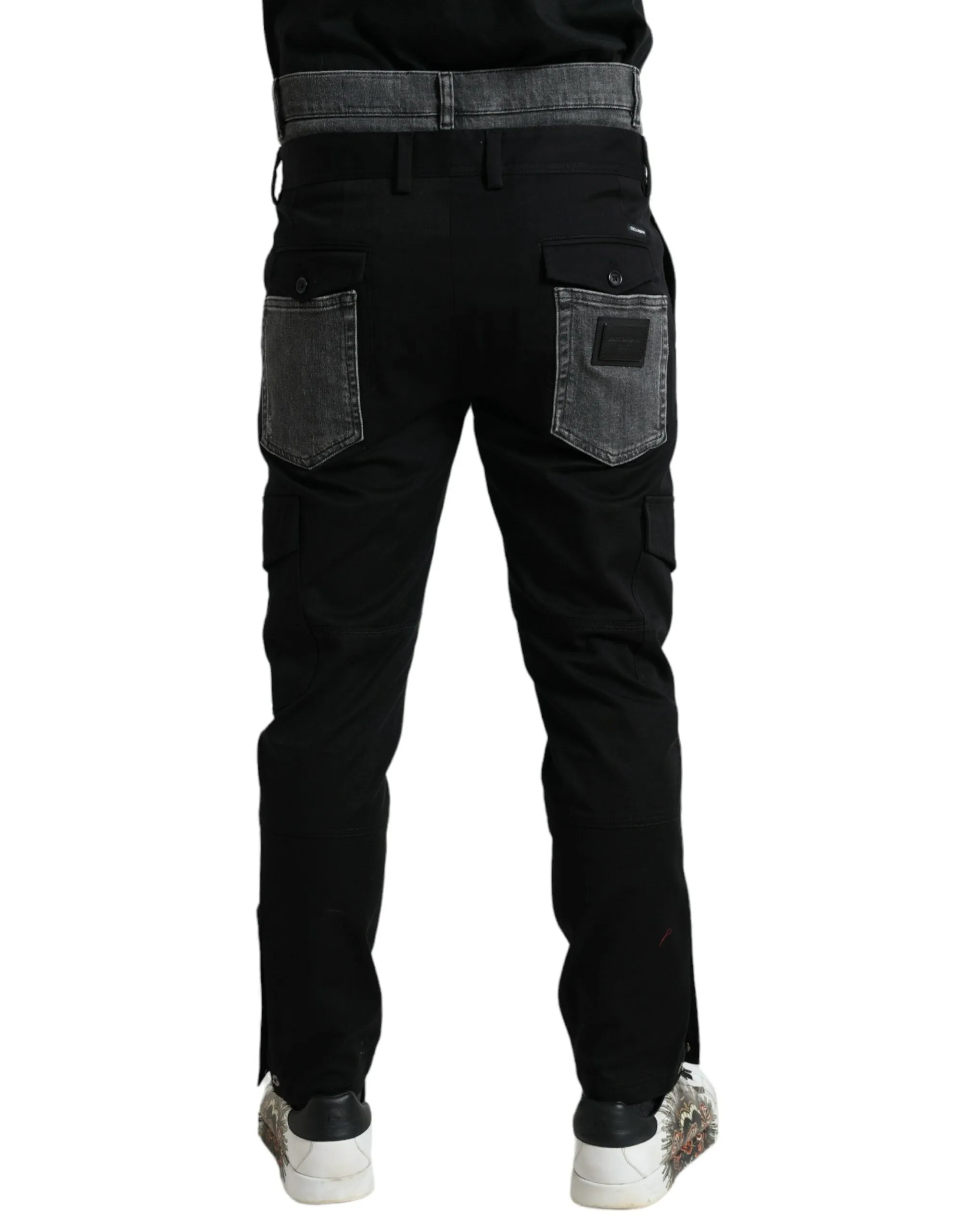 Elegant Skinny Cotton Stretch Joggers sold by Louxly product image thumbnail 3