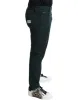 Elegant Green Skinny Cotton Jeans sold by Louxly