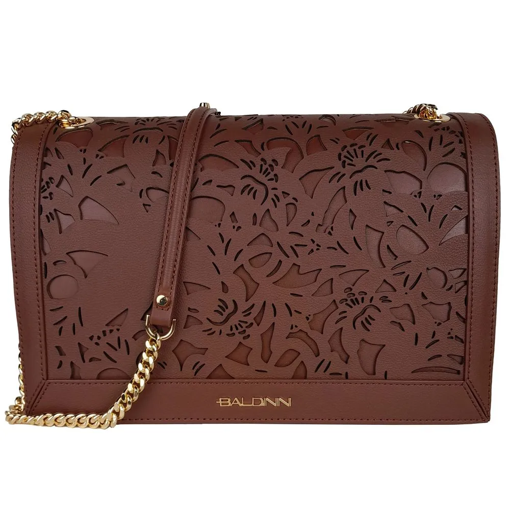 Elegant Floral Leather Shoulder Bag sold by Louxly product image thumbnail 3