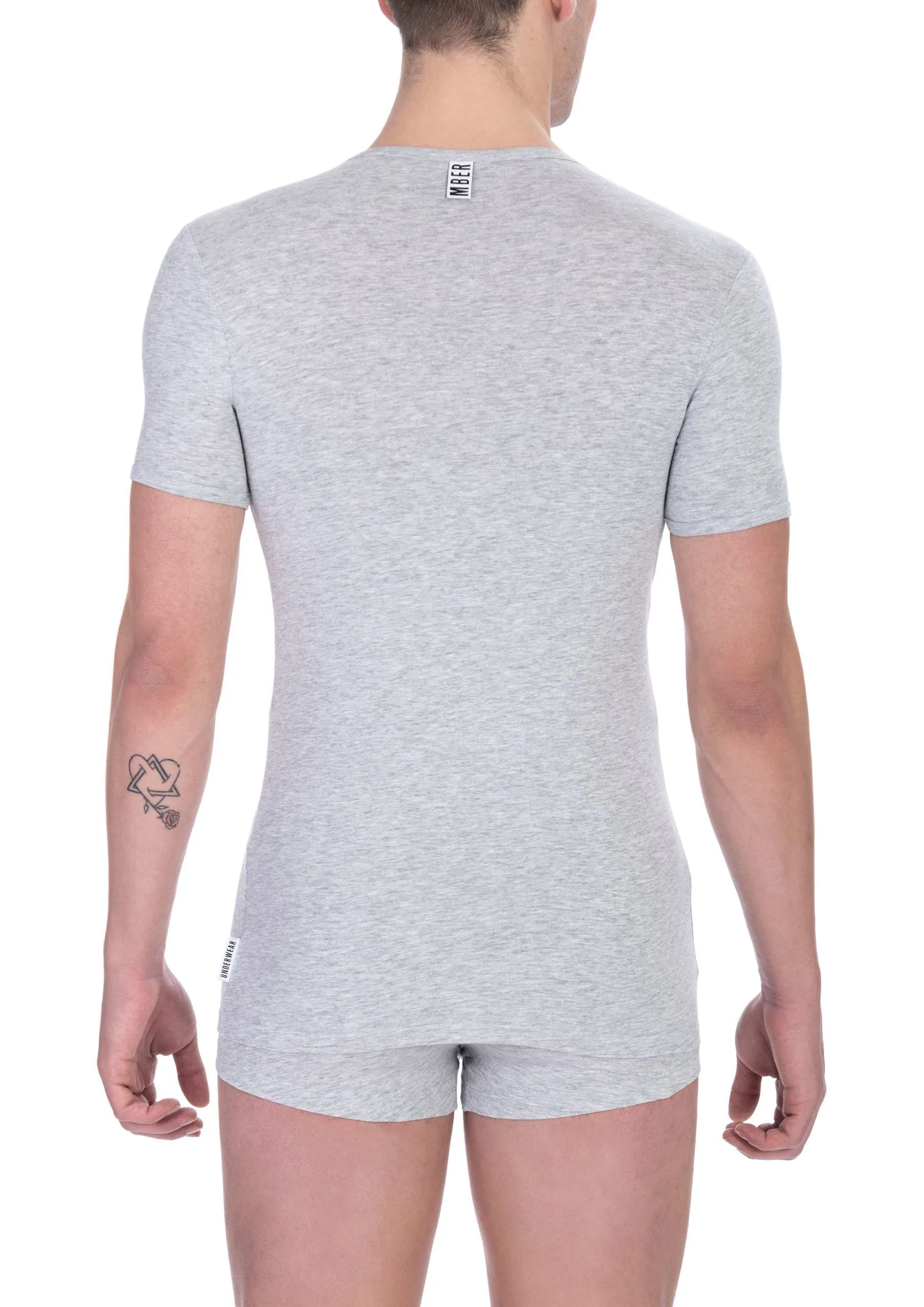Gray Cotton Men T-Shirt sold by Louxly product image thumbnail 2