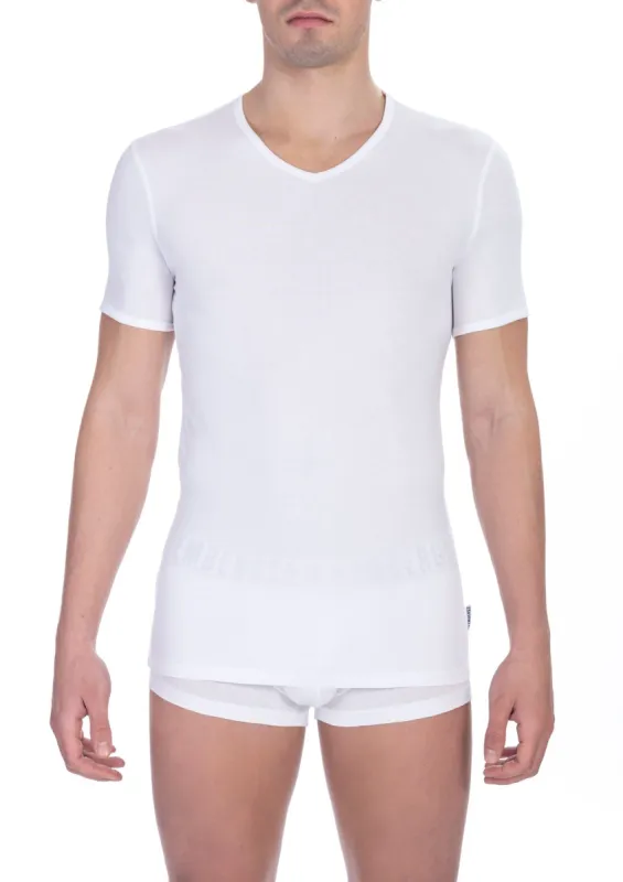 White Cotton Men T-Shirt sold by Louxly