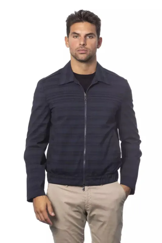 Elegant Wool Blend Bomber Jacket sold by Louxly