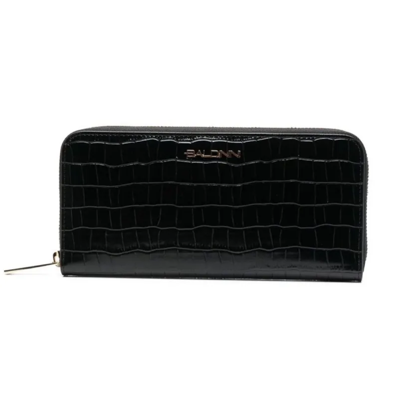 Elegant Croco Print Leather Wallet sold by Louxly