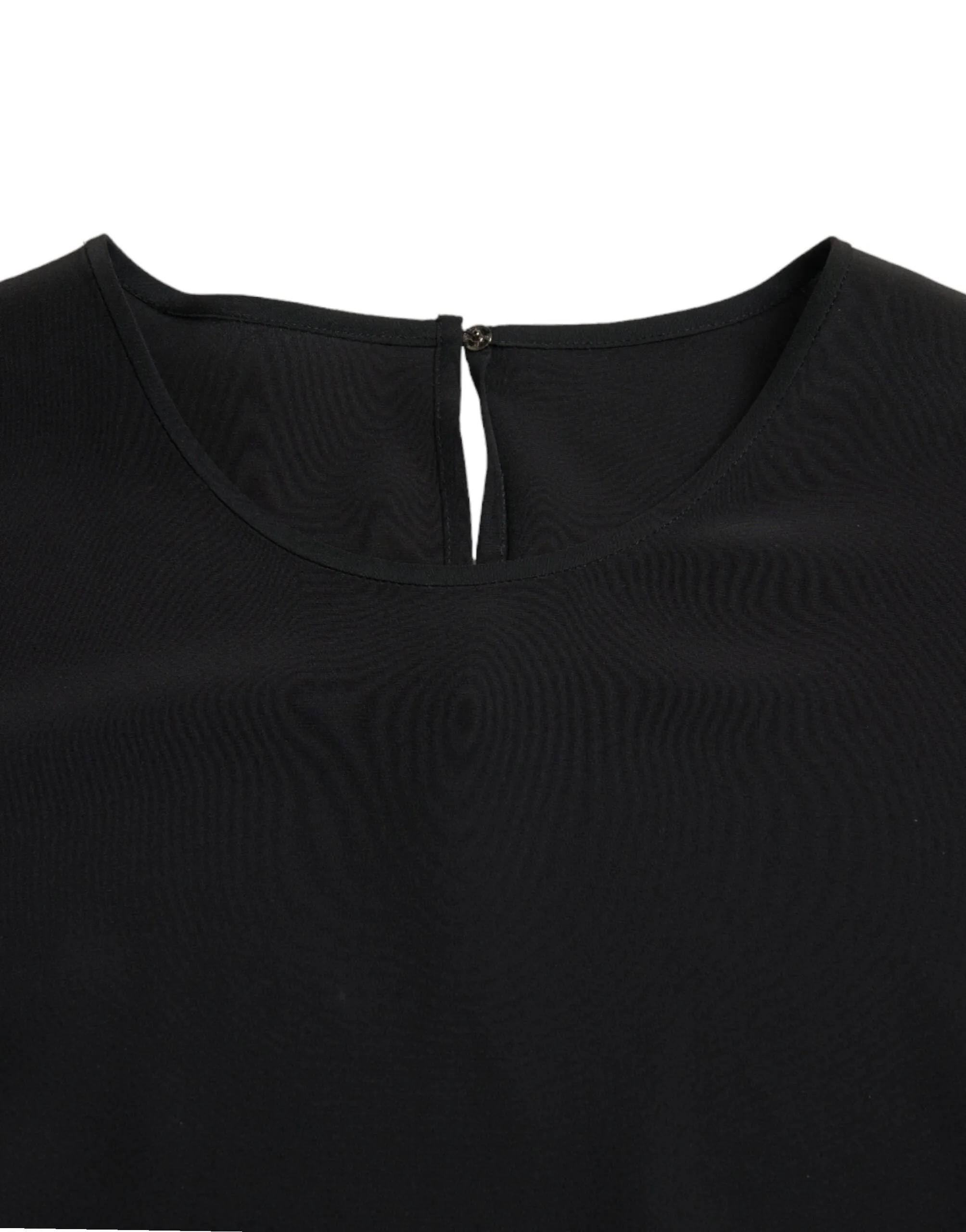 Elegant Silk Blend Round Neck Blouse sold by Louxly product image thumbnail 5