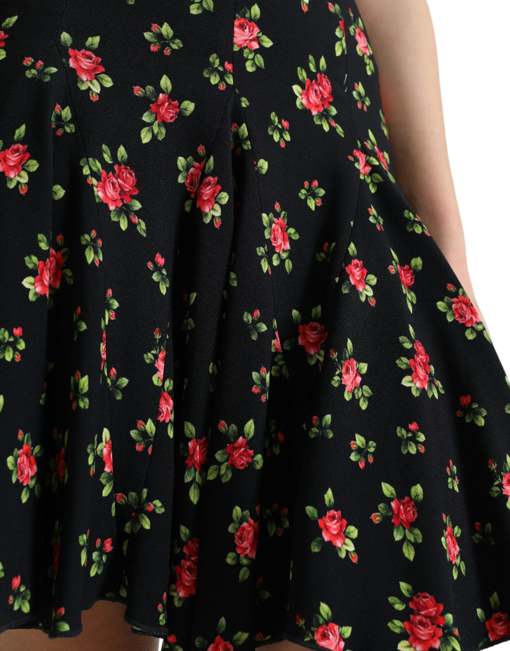 Floral A-Line Mini Skirt with High Waist sold by Louxly product image thumbnail 4