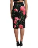 Floral High Waist Pencil Skirt sold by Louxly