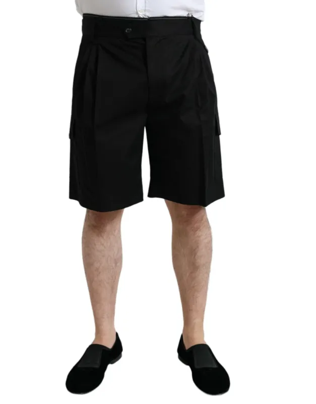 Sleek Designer Bermuda Cargo Shorts sold by Louxly
