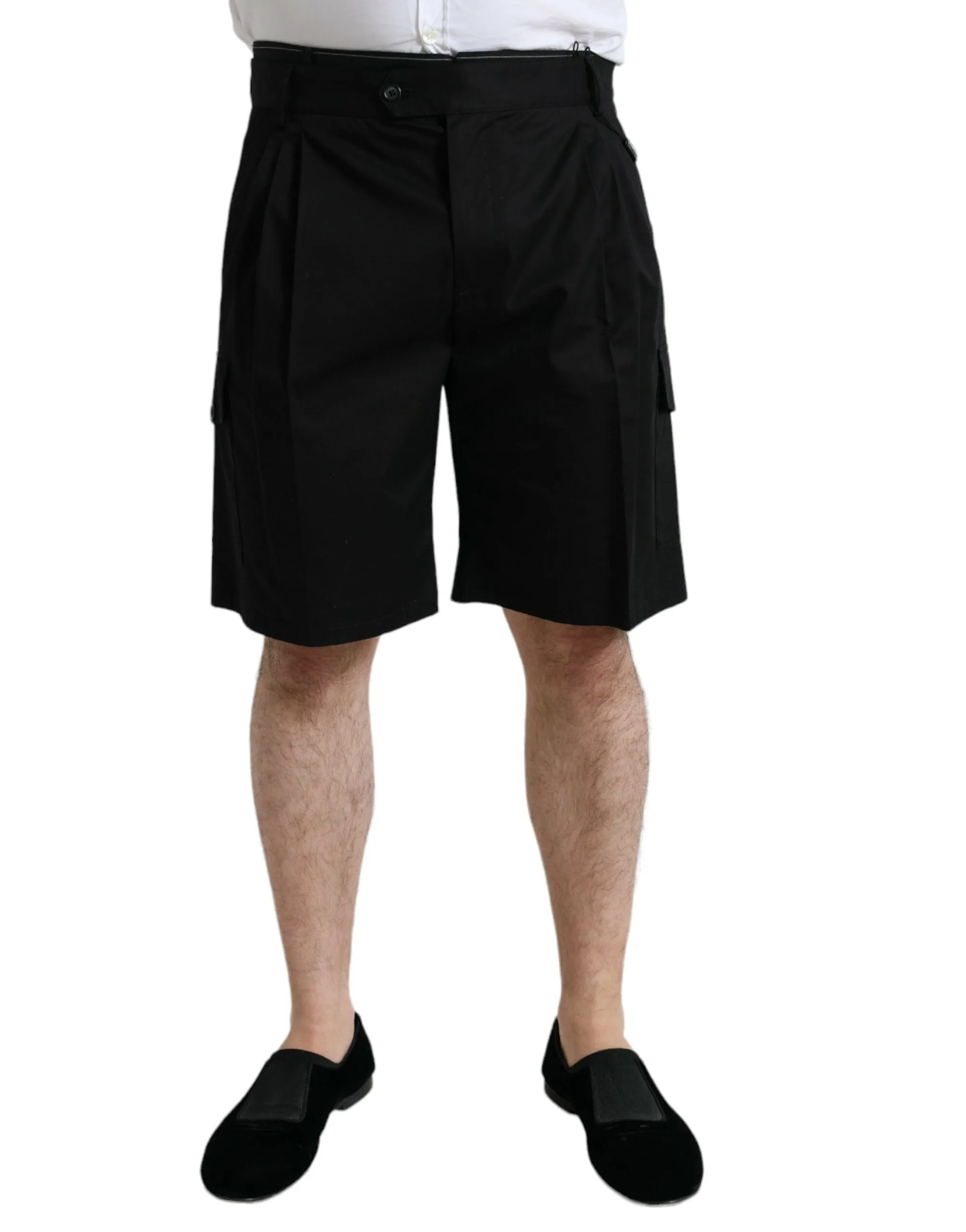 Sleek Designer Bermuda Cargo Shorts sold by Louxly