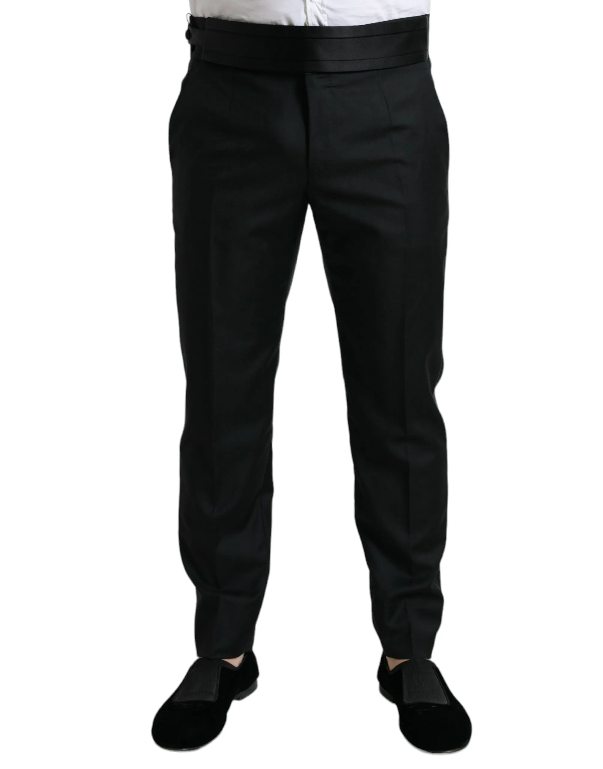Elegant Slim Fit Wool Dress Pants sold by Louxly