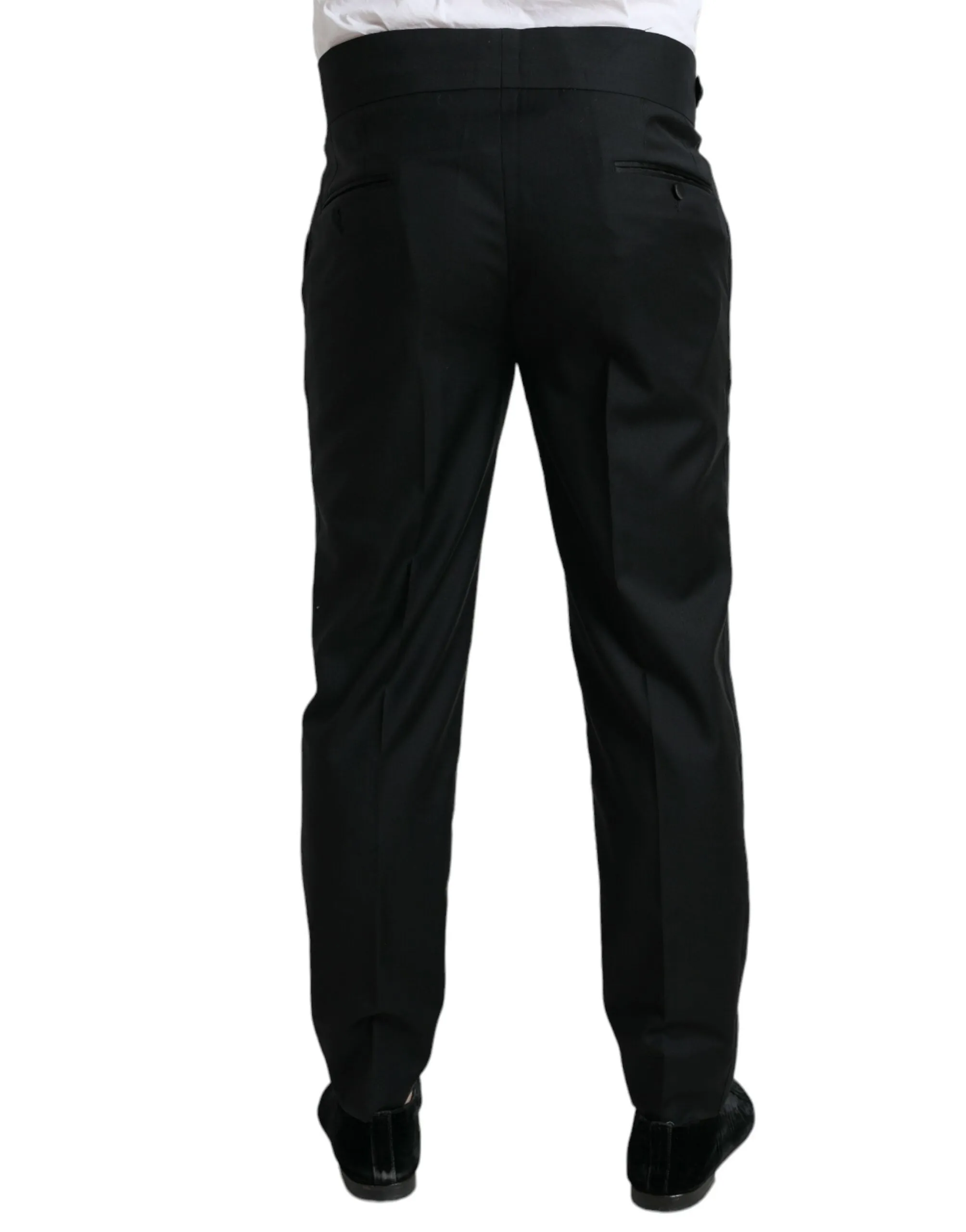 Elegant Slim Fit Wool Dress Pants sold by Louxly product image thumbnail 3