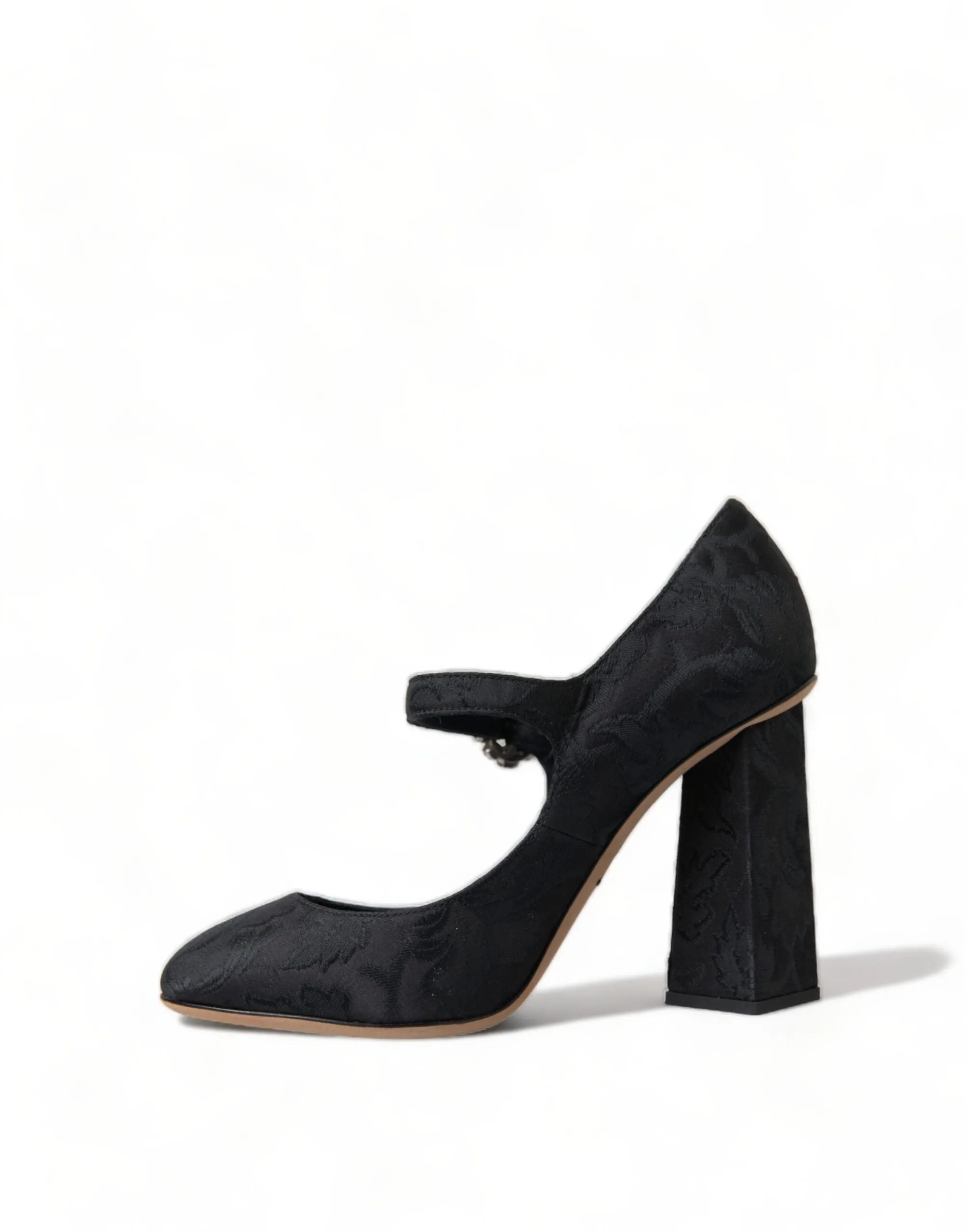Chic Black Brocade Mary Janes Pumps sold by Louxly product image thumbnail 5