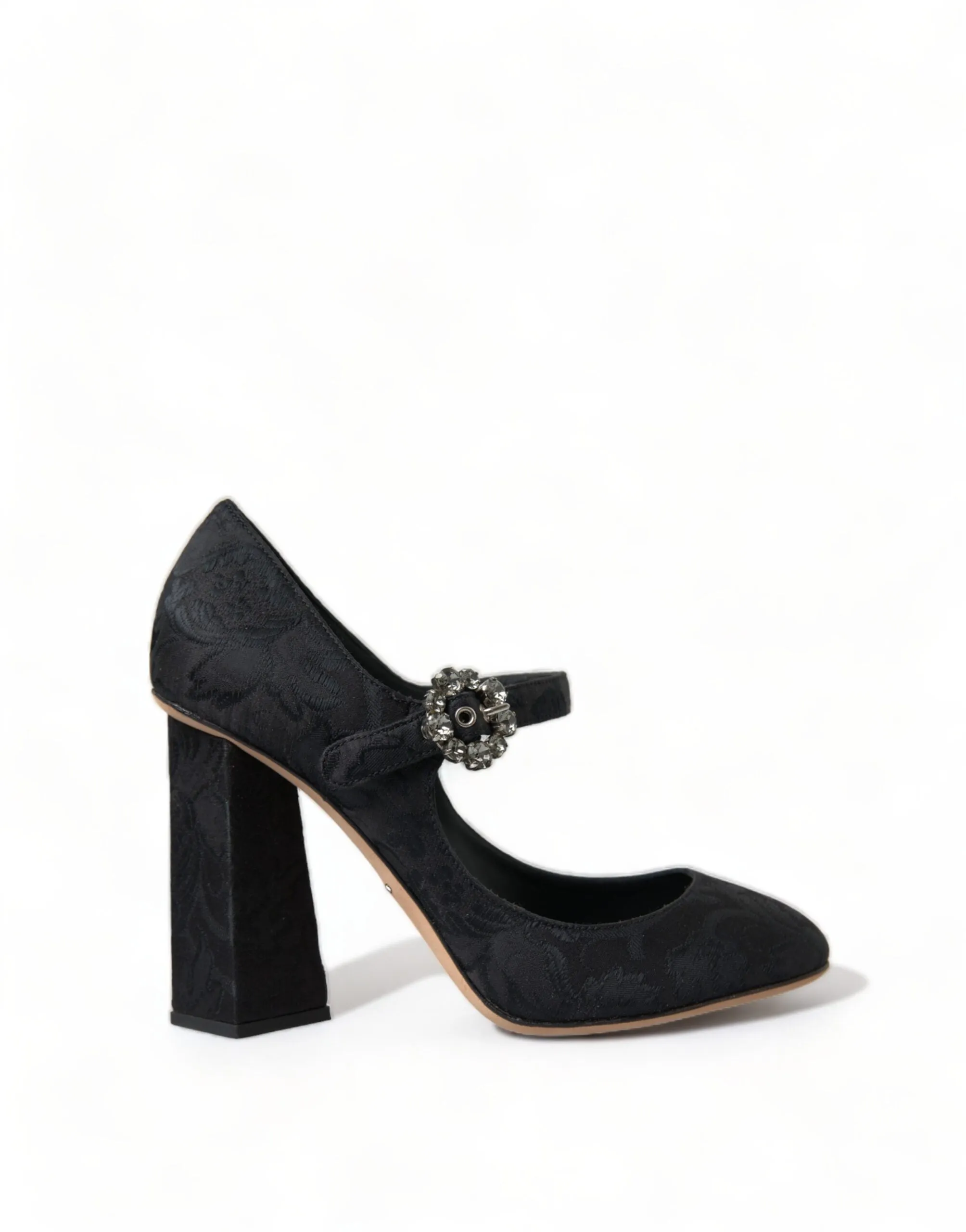 Chic Black Brocade Mary Janes Pumps sold by Louxly