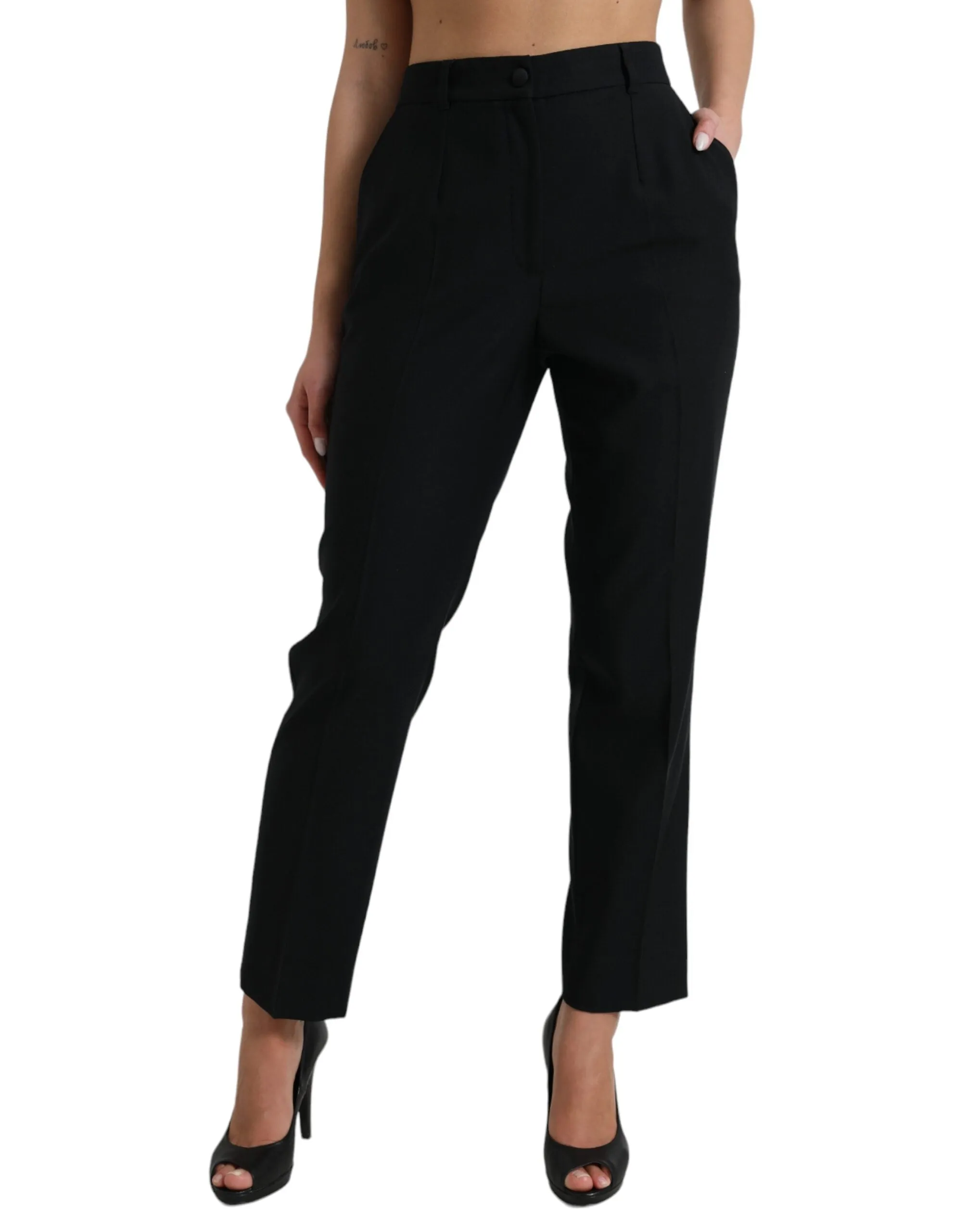 Elegant High Waist Wool Pants sold by Louxly product image thumbnail 2
