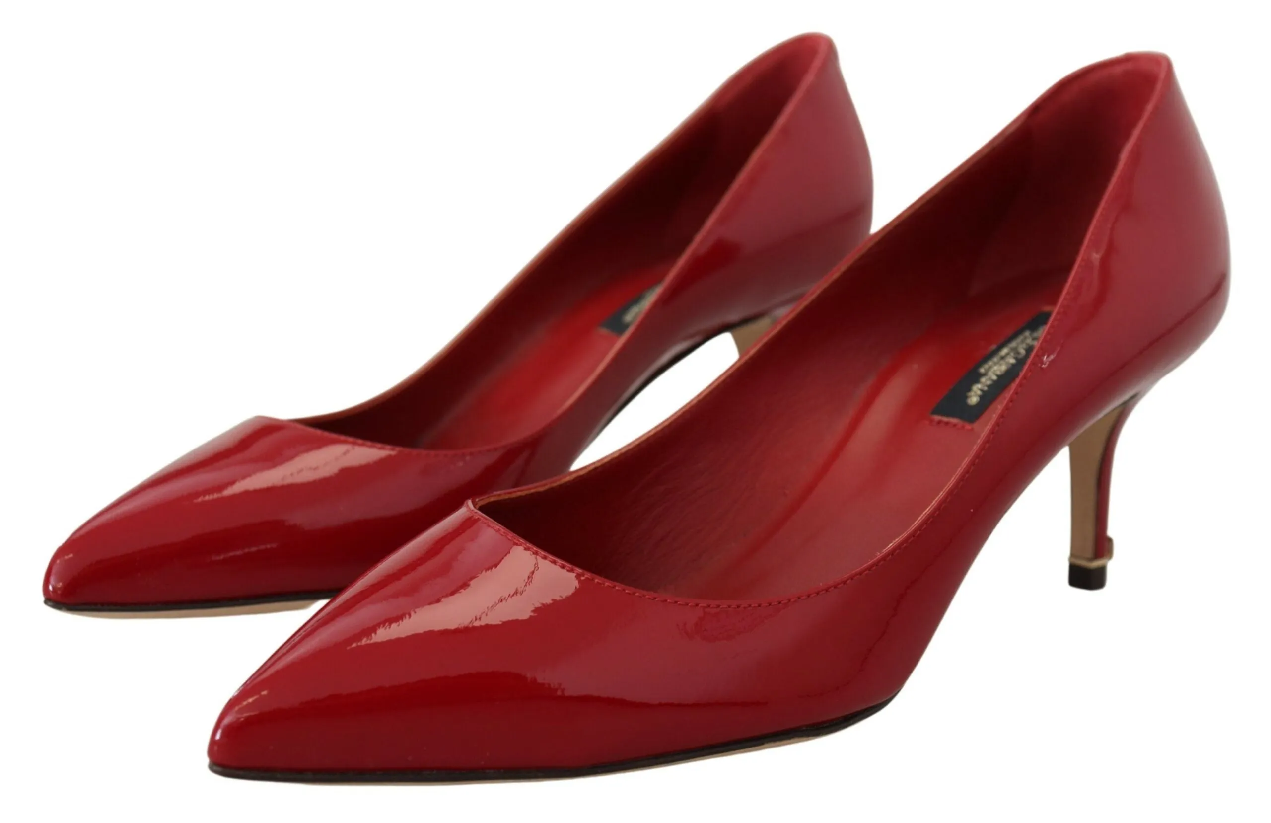Exquisite Red Patent Leather Pumps sold by Louxly product image thumbnail 3