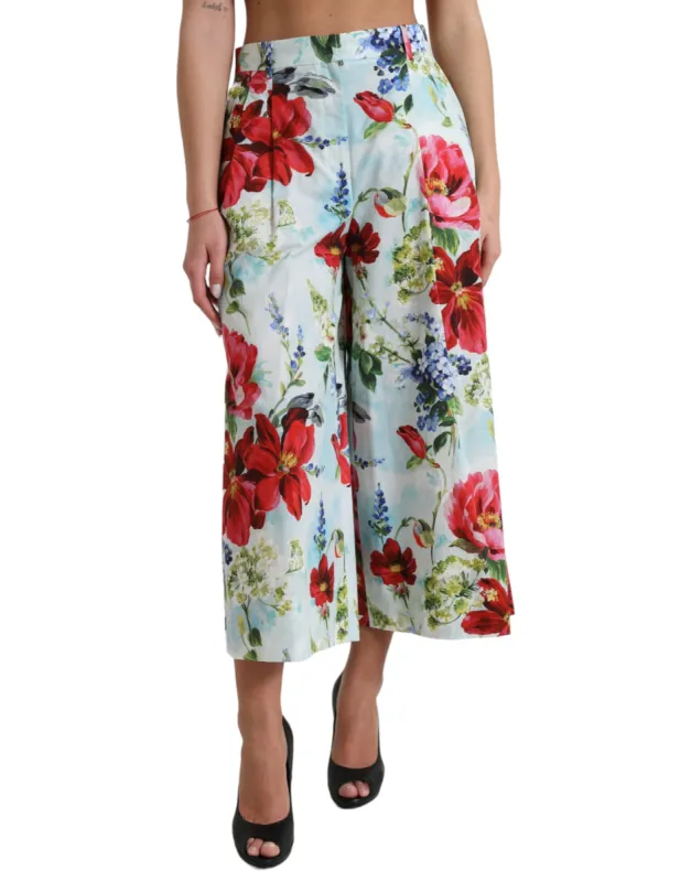 Floral High Waist Wide Leg Pants sold by Louxly