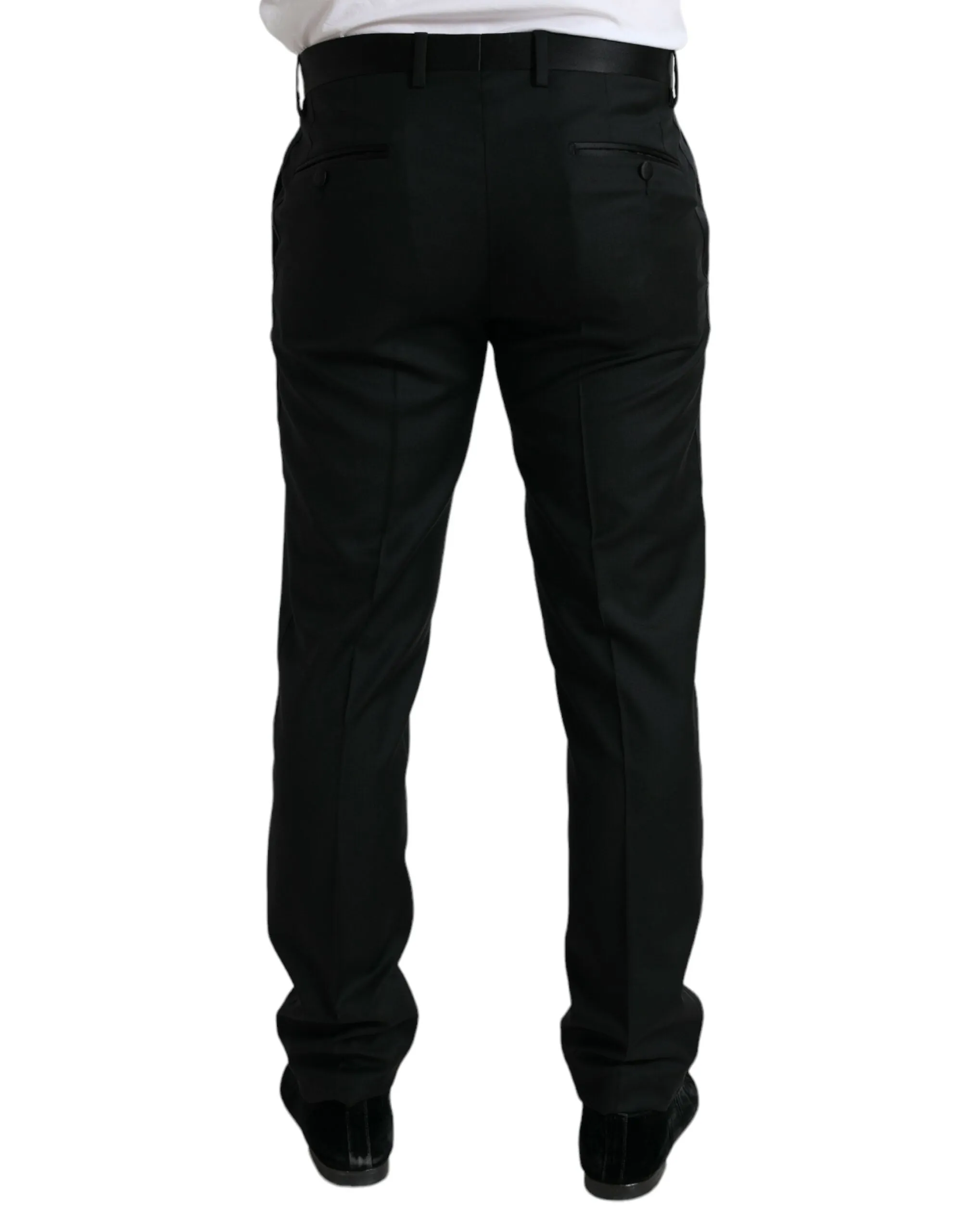 Elegant Slim Fit Wool Dress Pants sold by Louxly product image thumbnail 3