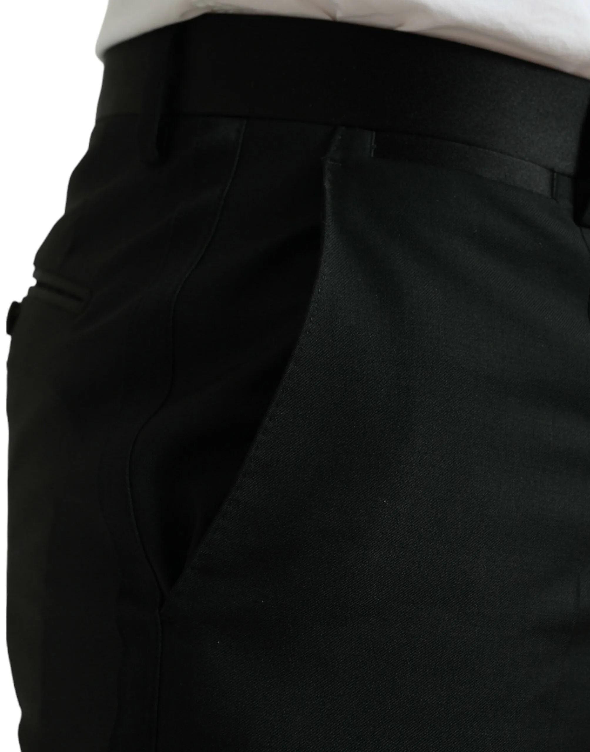 Elegant Slim Fit Wool Dress Pants sold by Louxly product image thumbnail 4