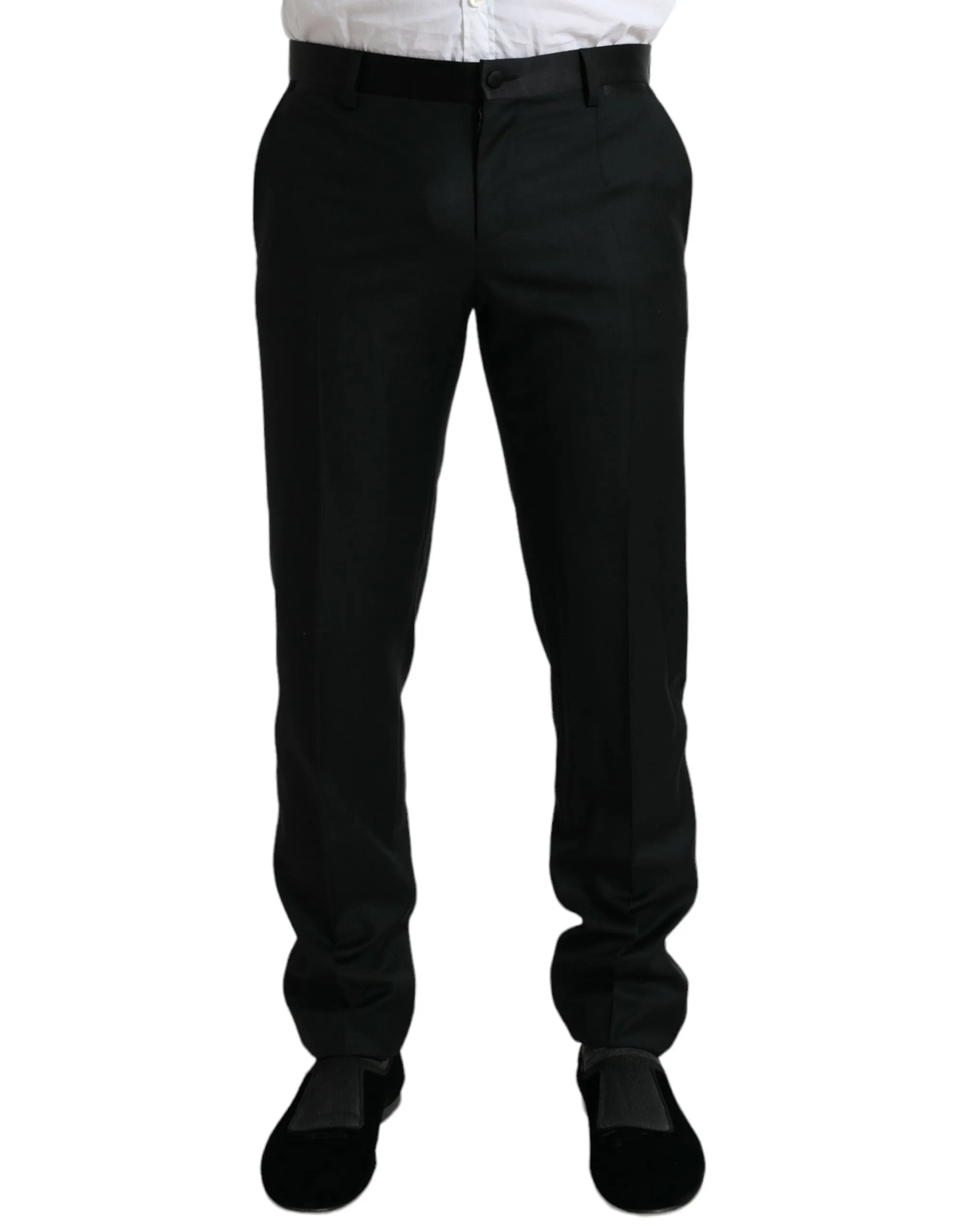 Elegant Slim Fit Wool Dress Pants sold by Louxly