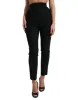 Elegant High Waist Tapered Wool Pants sold by Louxly