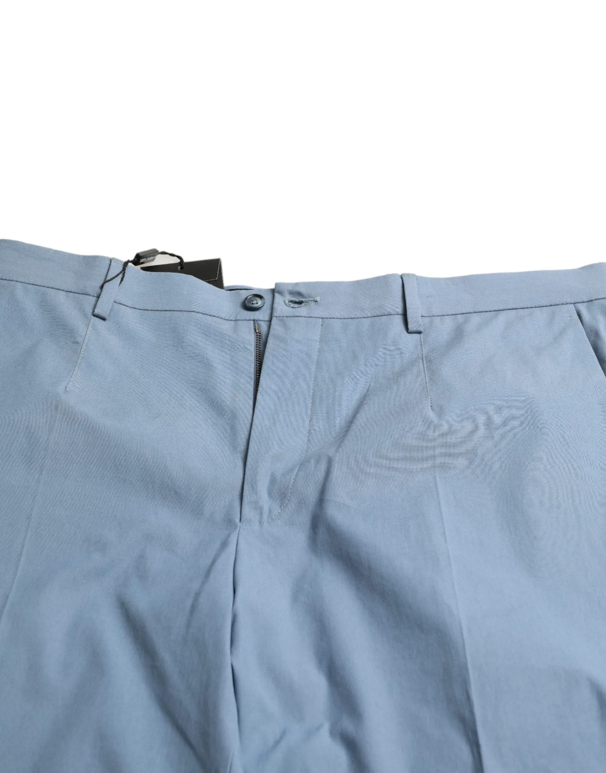 Sky Blue Cotton Bermuda Shorts sold by Louxly product image thumbnail 3