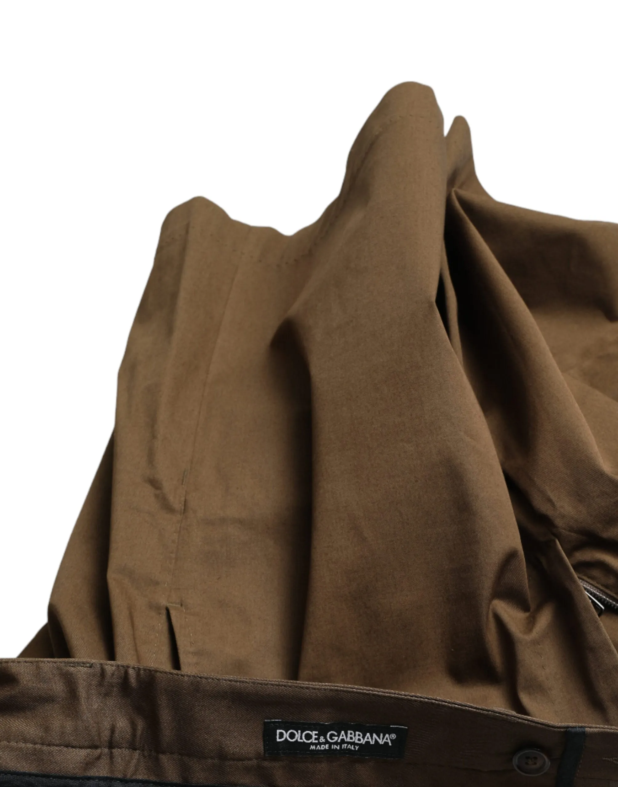 Chic Brown Bermuda Shorts with Logo Detail sold by Louxly product image thumbnail 4