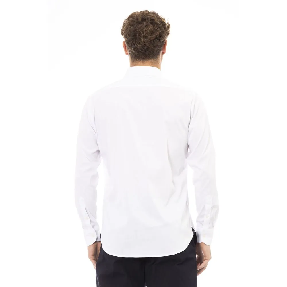 White Cotton Men Shirt sold by Louxly product image thumbnail 3