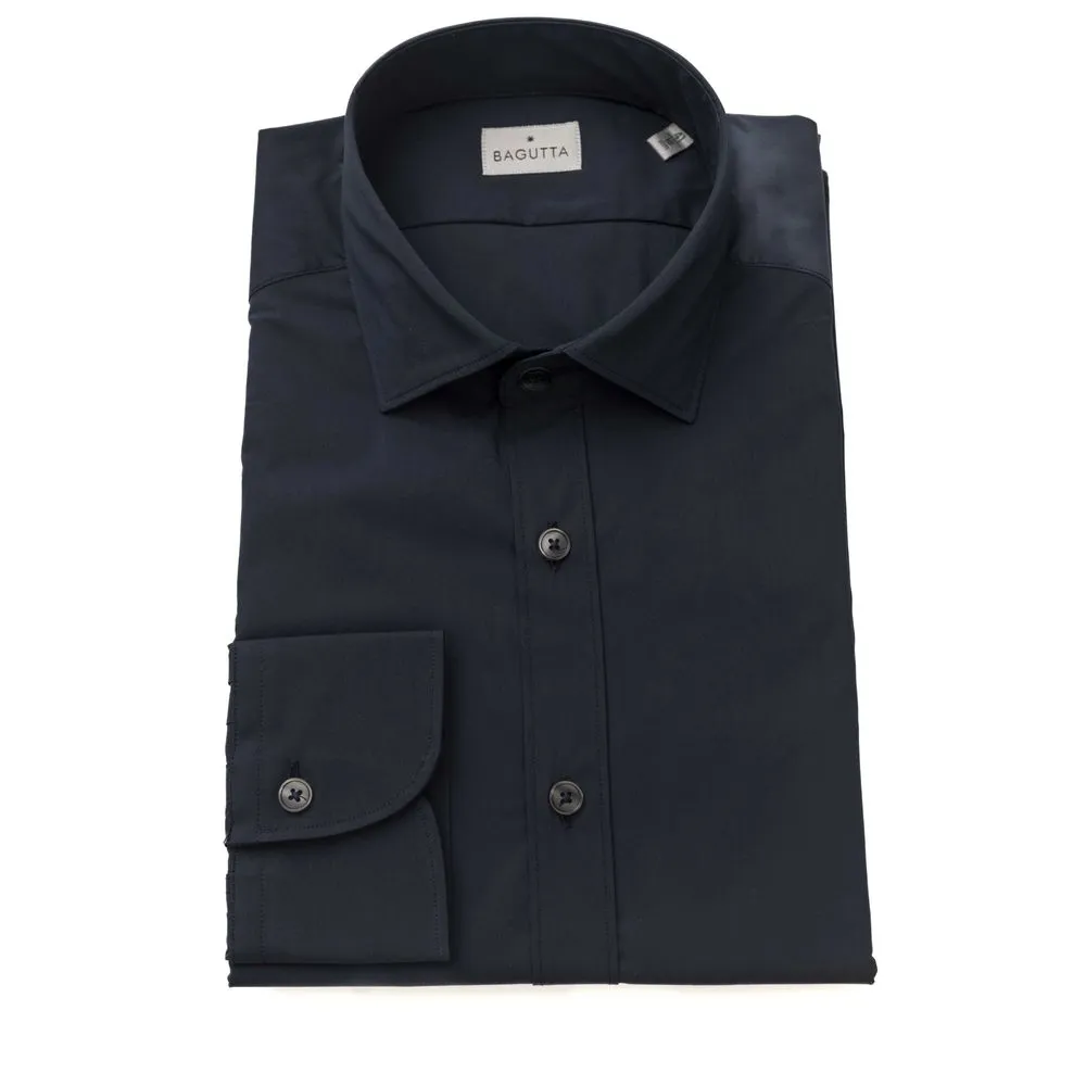 Blue Cotton Men Shirt sold by Louxly