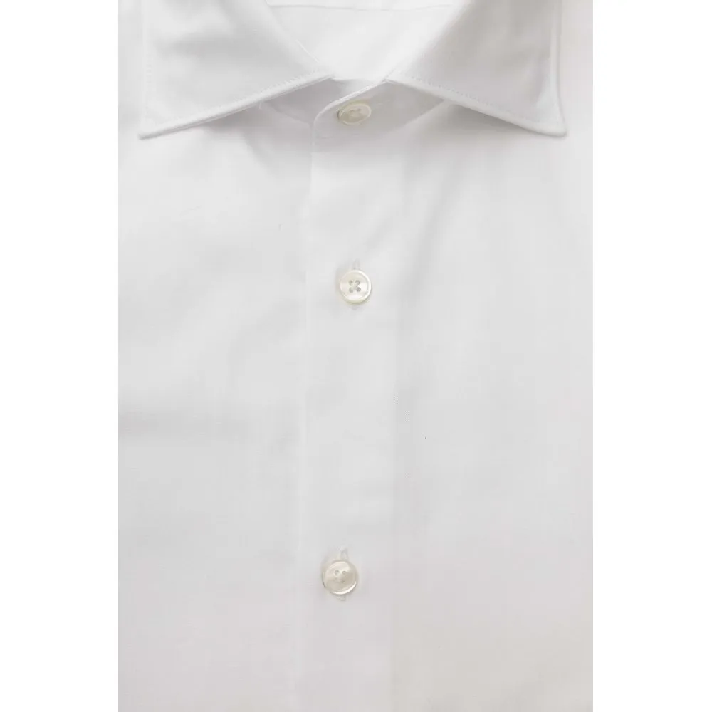 White Cotton Men Shirt sold by Louxly product image thumbnail 4