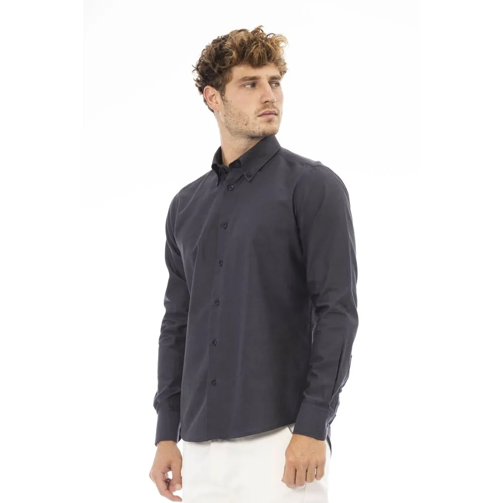 Gray Cotton Men Shirt sold by Louxly product image thumbnail 2