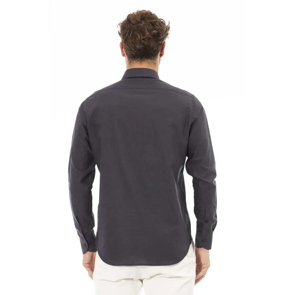 Gray Cotton Men Shirt sold by Louxly product image thumbnail 3