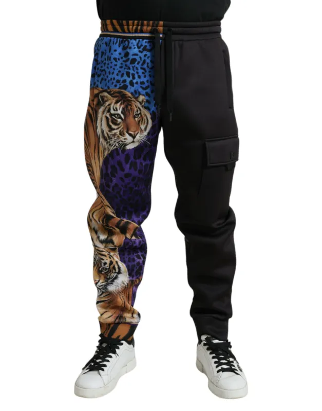Stunning Exotic Print Jogger Pants sold by Louxly
