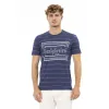 Blue Cotton Men T-Shirt sold by Louxly